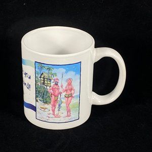 Leanin' Tree Coffee Mug I'm Voting You Off My Island Tea Cup 10oz